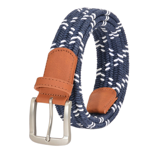 Men's Premium Two Tone Waxed Stretch Belt